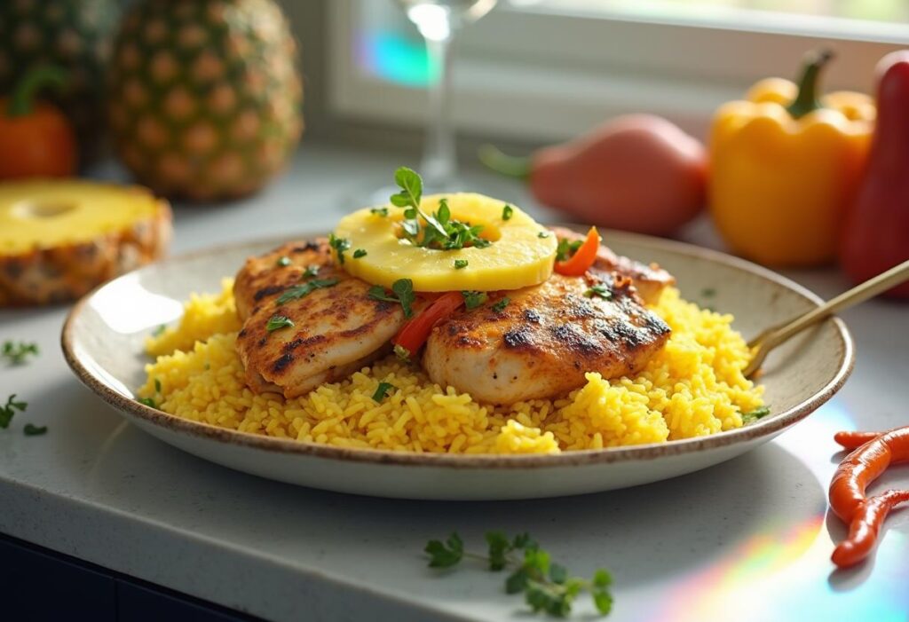 Sweet and Savory Pineapple Chicken and Rice Recipe